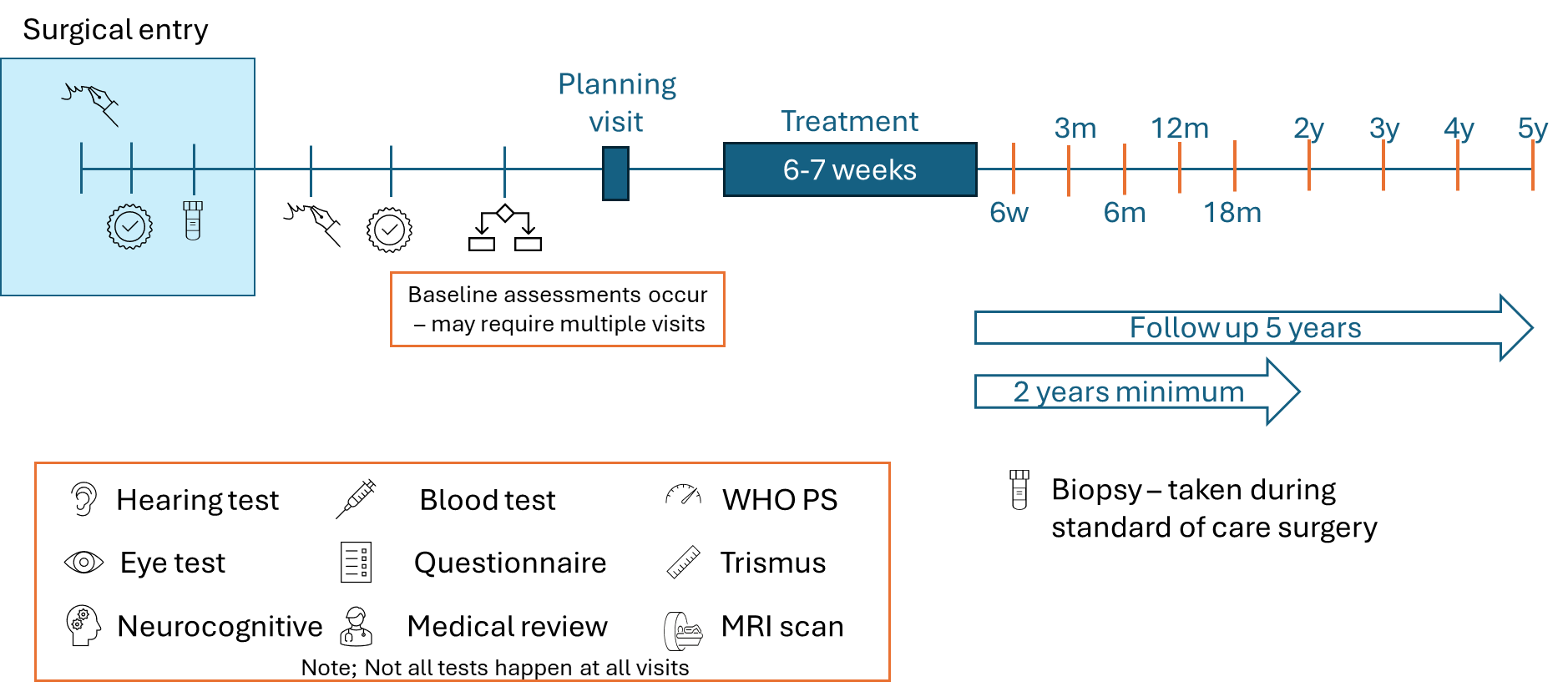 Trial flow graphic